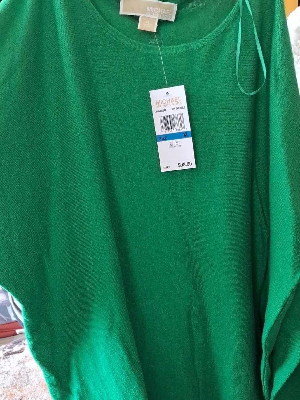 Michael Kors Green Women's Sweater - XL - Picture 4 of 7